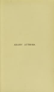 Tapa de Arabic authors