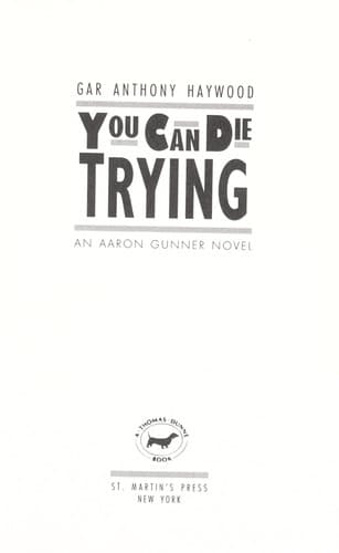 Tapa de You can die trying