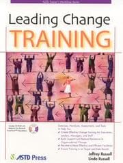 Tapa de Leading Change Training (ASTD Trainer's Workshop)