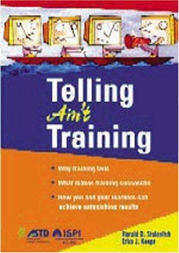 Tapa de Telling Ain't Training