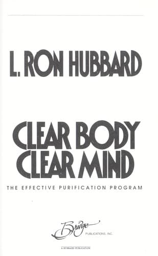 Tapa de Clear body clear mind