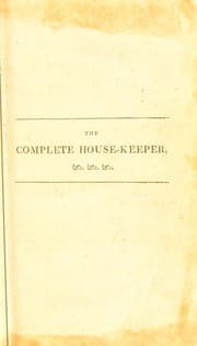 Tapa de The complete house-keeper, and professed cook