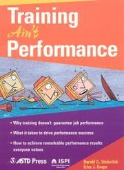 Tapa de Training Ain't Performance