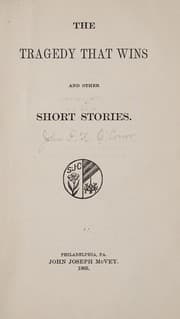 Tapa de The tragedy that wins, and other stories