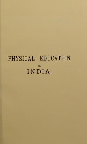 Tapa de Physical education in India
