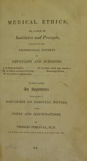 Tapa de Medical ethics