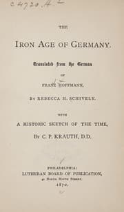 Tapa de The iron age of Germany