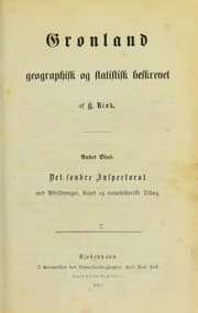 Tapa de Gr©ınland geographisk og statistisk beskrevet