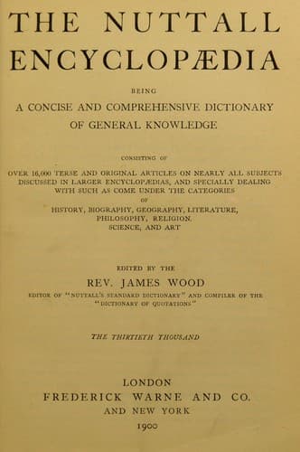 Tapa de The Nuttall encyclopaedia