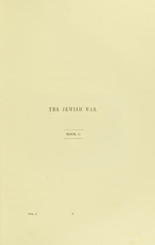 Tapa de The Jewish war ...