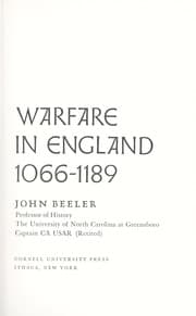 Tapa de Warfare in England, 1066-1189