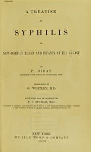 Tapa de A treatise on syphilis in new-born children and infants at the breast