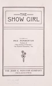 Tapa de The show girl