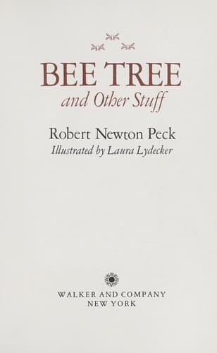 Tapa de Bee tree and other stuff