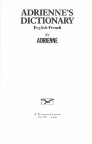 Tapa de Adrienne's Dictionary