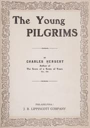 Tapa de The young pilgrims