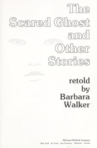Tapa de The scared ghost, and other stories