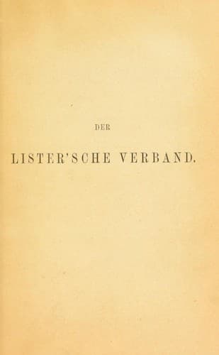Tapa de Der Lister'sche Verband
