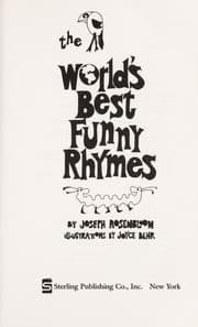 Tapa de The world's best funny rhymes