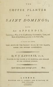 Tapa de The coffee planter of Saint Domingo