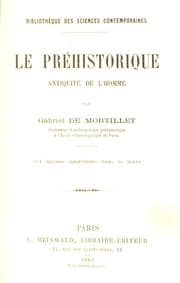 Tapa de Le pr©♭historique : antiquit©♭ de l'homme