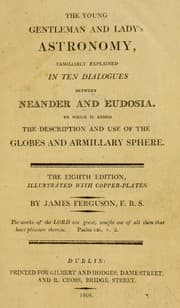 Tapa de The young gentleman and lady's astronomy