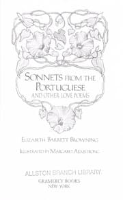 Tapa de Sonnets from the Portuguese and other love poems