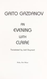 Tapa de An evening with Claire