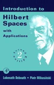 Tapa de Introduction to Hilbert spaces with applications