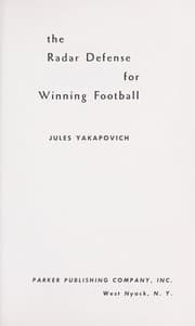 Tapa de The radar defense for winning football