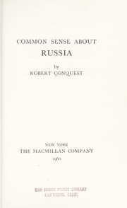 Tapa de Common sense about Russia