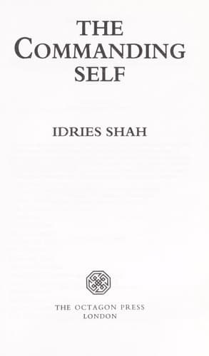 Tapa de The commanding self