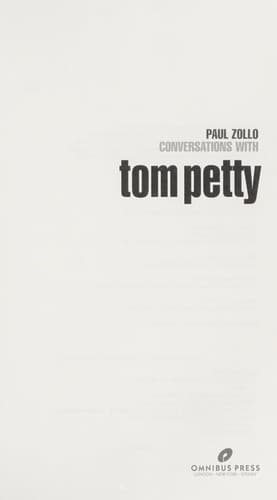 Tapa de Conversations with Tom Petty