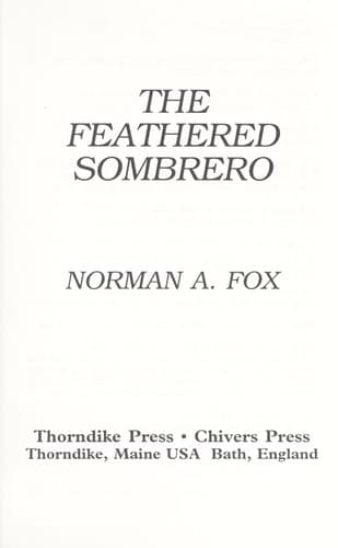 Tapa de The feathered sombrero
