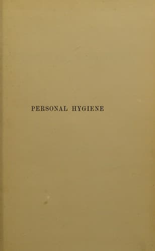 Tapa de Personal hygiene