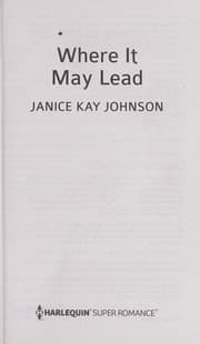 Tapa de Where it may lead