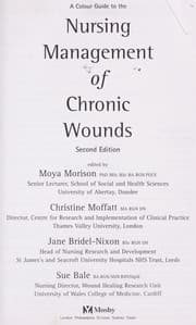 Tapa de A colour guide to the nursing management of chronic wounds