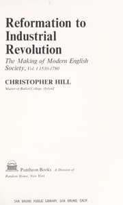 Tapa de Reformation to Industrial Revolution