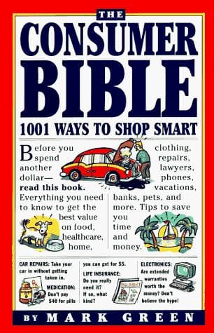 Tapa de The consumer bible