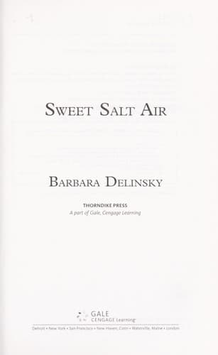 Tapa de Sweet salt air