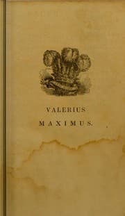Tapa de Valerii Maximi Factorum dictorumque memorabilium libri novem