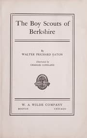 Tapa de The boy scouts of Berkshire