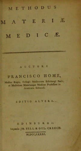 Tapa de Methodus materiae medicae
