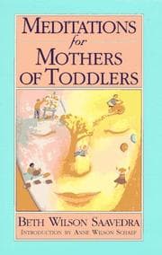 Tapa de Meditations for mothers of toddlers