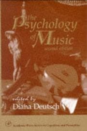 Tapa de The Psychology of Music, Second Edition (Cognition and Perception)