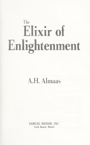 Tapa de The elixir of enlightenment