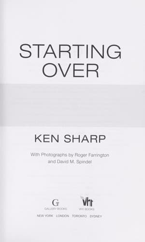Tapa de Starting over