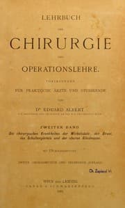 Tapa de Lehrbuch der Chirurgie und Operationslehre