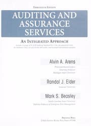 Tapa de Auditing and assurance services