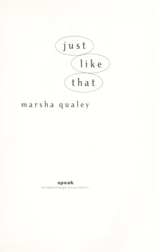 Tapa de Just like that